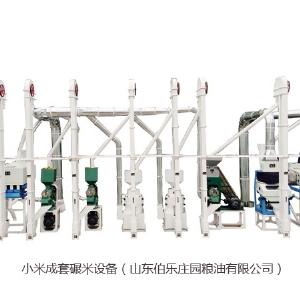 NZJ系列小米及雜糧成套碾米機設備